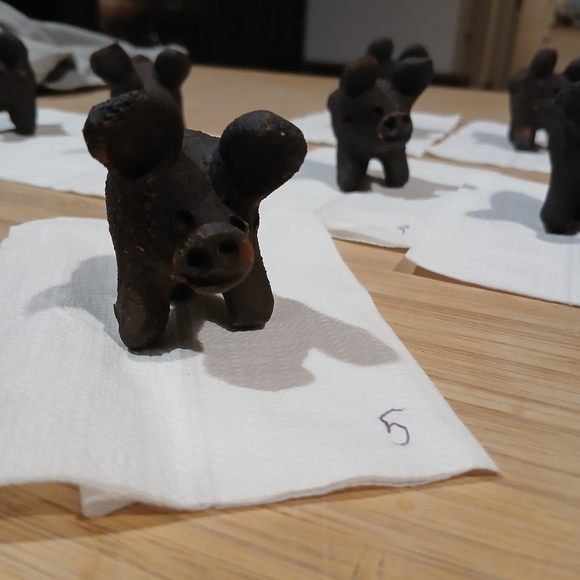 5/$25 Good Luck Terra Cotta 3-Legged Clay Pig Chanchito - Picture 6 of 7